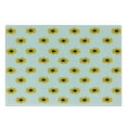 thumbnail image 3 of Sunflower Cutting Board, Sunflower Pattern on a White Background Vibrant Nature Elements Simple Seasonal Art, Decorative Tempered Glass Cutting and Serving Board, Small Size, Yellow, by Ambesonne, 3 of 5