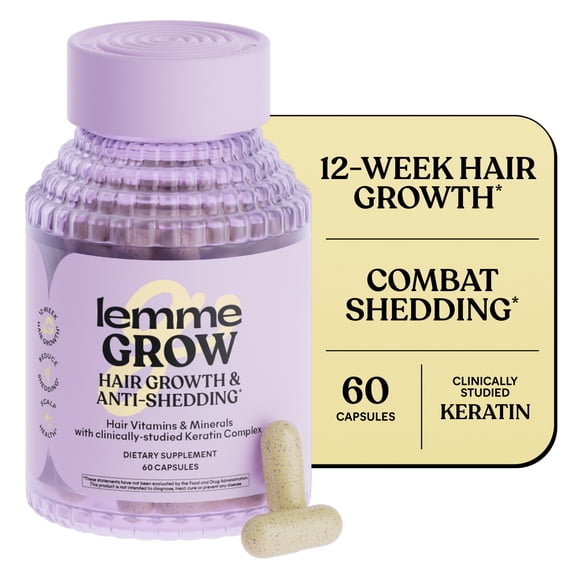 Lemme Grow Hair Growth & Anti-Shedding Capsules, 60 Count