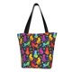 thumbnail image 1 of Disketp Colorful Cats for Women’s Casual Shoulder Tote Bag Cross-body Handbags for Shopping, Travel and Daily Use, 1 of 6