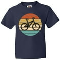 thumbnail image 3 of Inktastic Bicycle Vintage Cyclist Sunset Youth T-Shirt, 3 of 5