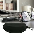thumbnail image 3 of SPRING PARK Sunglasses Eyeglasses Zipper Hard Case Protective Box with Hook (Black), 3 of 7