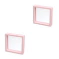 thumbnail image 4 of QualitChoice Transparent PE Film Boîte à Bijoux Stockage Coloré Main Multifonctions Bijoux Antipoussière Exposition Vitrine L Rose 2Set, 4 of 6