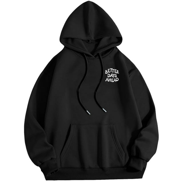 Men's Fall Winter Plus Size Hoodless Pullover Fashion Top Hop Oversized Crew Neck Sweatshirt Garment