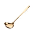 thumbnail image 3 of Stainless Steel Soup Spoon - Large Head Long Handle Serving Spoon for Home and Restaurant - C, 3 of 8