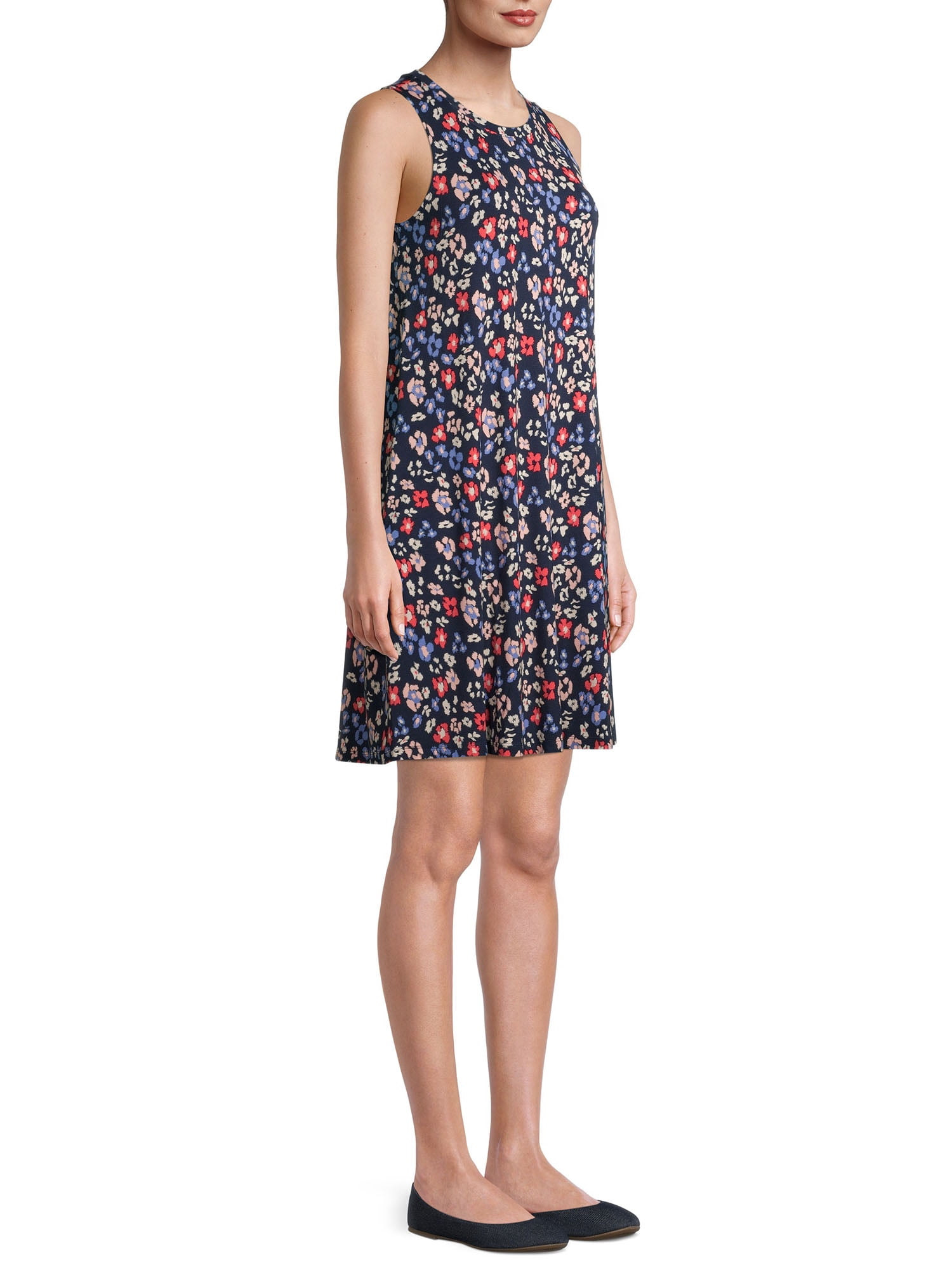 Time and Tru Women's Sleeveless Knit Dress