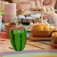 thumbnail image 5 of Reusable Watermelon Themed Drinking With Straw and Lid for Summer Parties Kids Bulk Fruit Cups Birthday Decorations Bottles, 5 of 5