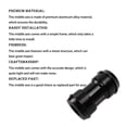 thumbnail image 4 of Greeniant Diseño de cojinete de eje medio Accesorios mejorados CNC Parte de ciclismo Estanqueidad de aleación de aluminio Eje central Rojo Ciclismo Negro PF3024, 4 of 6