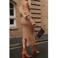 thumbnail image 2 of Conjunto de Punto de Dos Piezas para Mujer PRETTYGARDEN Caqui M, 2 of 7