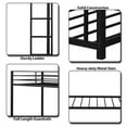 thumbnail image 4 of Giantex Heavy-Duty Metal Bed Frame, Bunk Bed Twin Over Twin, No Box Spring Needed, Black, 4 of 4