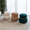 58#White, variant on DUOSONG W8017-1 White Lamb Wool Seat, Barrel Pvc Pipe With Black Ash Willow White Broadcloth Pleat Furniture Primary Living Space Ottomans