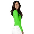 thumbnail image 4 of Adar Underscrubs for Women Multi Color 3 Pack - Long Sleeve Underscrub Comfort Tee, 4 of 7