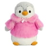 Pom Pom Penguin in Winter Coat 16 inch - Stuffed Animal by Aurora Plush (99008)