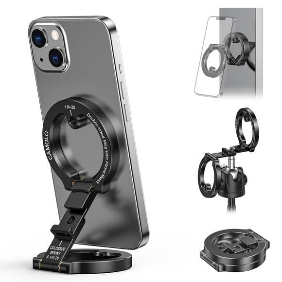 Soporte Magnético Dual CAMOLO GEEK para iPhone con Magsafe