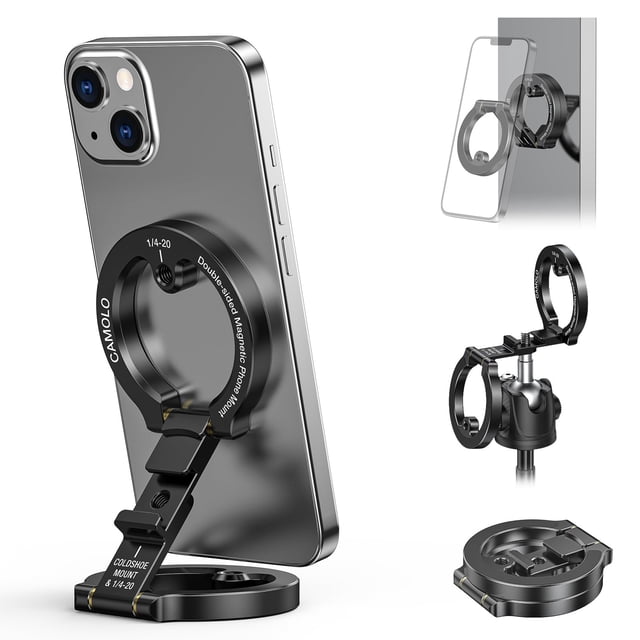 Soporte Magnético Dual CAMOLO GEEK para iPhone con Magsafe