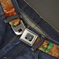 thumbnail image 2 of Buckle-Down Belt, Seatbelt Buckle Belt, Tattoo Johnny Fairy Nail Biter, 30 to 44 Inches, 2 of 9