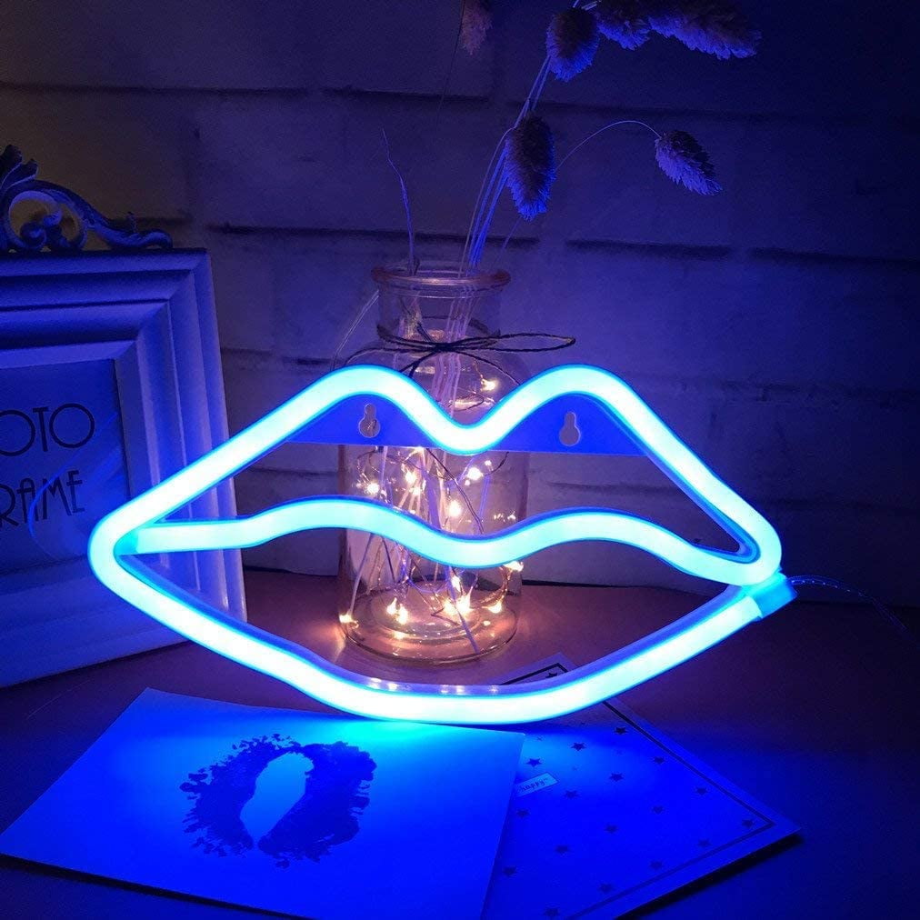 LED Neon Sign Lamp Background Night Light Xmas Wedding Room Romantic Decor 