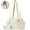 Beige, variant on Zeiwohndc 2Pcs Athletic Shoulder Bag Multiple Pockets Light Weight Waterproof Gym Bag
