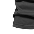 thumbnail image 3 of EQWLJWE Chemise d'Été pour Hommes T-shirt à Manches Courtes pour Hommes Uni Mode Broderie Col Rond Ajusté Chemise de Base Haut/chemise Blouses Manches Courtes Hauts pour Homme, 3 of 3
