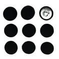 thumbnail image 3 of 20pcs Cloth Fabric Covered Buttons Decorative Button Clothing Decor Black 20mm, 3 of 8