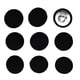 thumbnail image 1 of 10 piezas de botones forrados de tela, botones de tela / botón de tela / decorativo Negro, 1 of 9