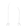 thumbnail image 3 of twisto Arch Backdrop Stand Metal Curved Top Wedding Arch Frame Backdrop Stand with Reinforced Base for Balloon Background Bracket Decor Suitable for Ceremony White, 3 of 8