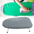 thumbnail image 4 of Mini Ironing Board, Tabletop Ironing Board Portable Mini Ironing Board Foldable Space Saving Easy Moving Portable Small Tabletop Cloth Ironing Board With Wheels For Room, 4 of 8