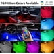 thumbnail image 2 of Luces interiores del coche Tira de luces LED para coche Barra de luces LED de bienvenida Tira de luces con aplicación Bluetooth tres en uno Luz ambiental interior USB para coche Luz de ritmo musical, 2 of 5