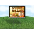 thumbnail image 1 of Work House Signs Double Sided Sign GOURDS for Sale Photo Yard Sign Road Sign with Stand, 1 of 1