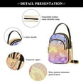 thumbnail image 4 of joogoo Women Butterflies Fly with Gradient Chain Crossbody Bags Shoulder Handbag Phone Purse, 4 of 5