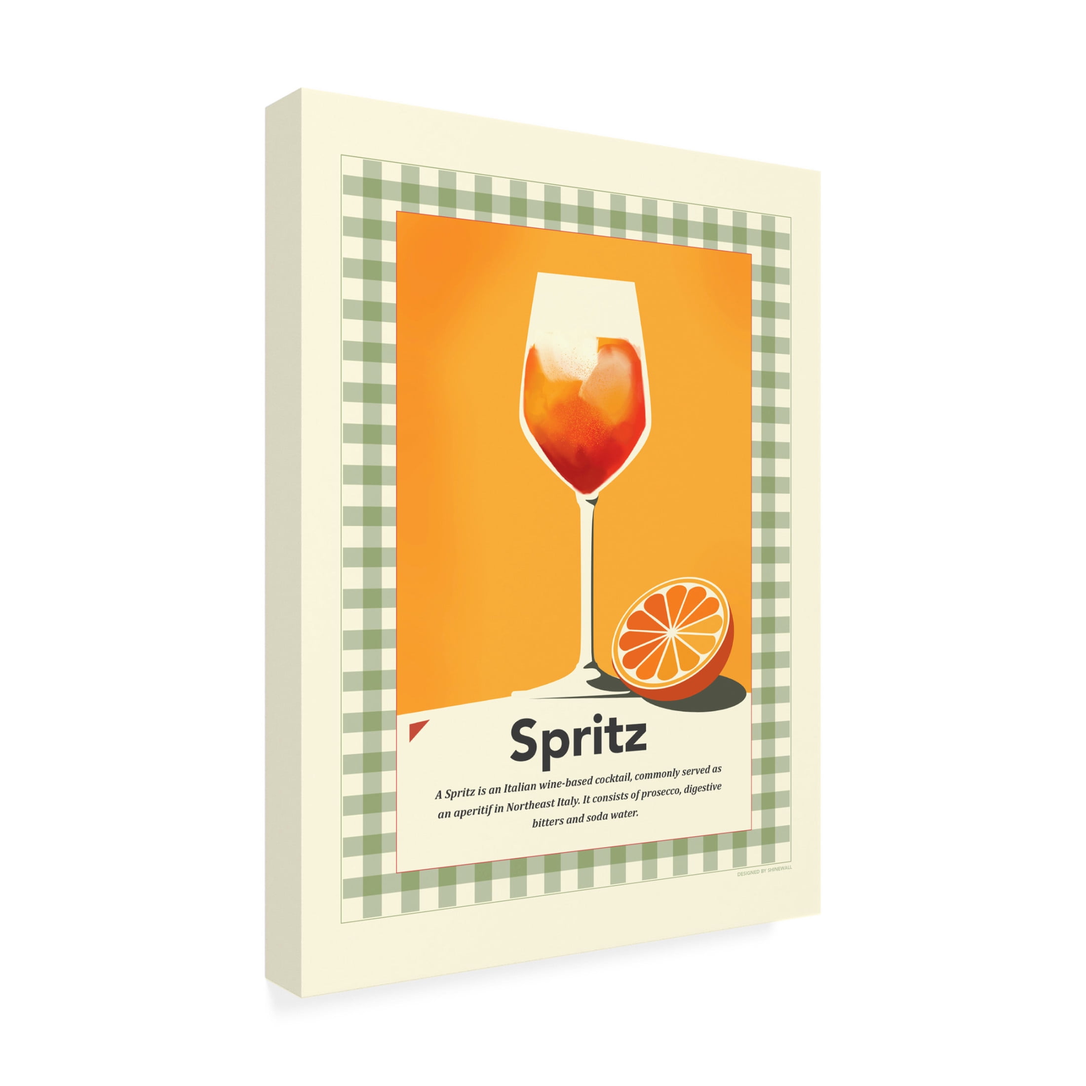 Trademark Fine Art Dionisis Gemos Spritz retro print Canvas Wall Art