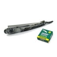 thumbnail image 2 of Beard Cut Throat (Shavette) Barber Salon Straight Shaving Razor 100 Derby Blades, 2 of 4