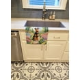 thumbnail image 2 of Welsh Terrier Spring Path Kitchen Towel, 2 of 5