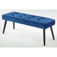 thumbnail image 4 of Simple Living  Elizabeth Bench White Wood, Foam, 4 of 5