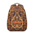thumbnail image 1 of Abstract Paisley Students Backpack Colorful Bohemian Vintage Floral School Bag with Elegant Ethnic Pattern, Lightweight and Wear-Resistant for Students, 1 of 6