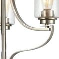 thumbnail image 3 of Thomas Lighting - 3 Light Chandelier-Brushed Nickel Finish    -Traditional, 3 of 3