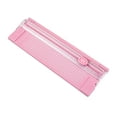 thumbnail image 1 of AMLESO A4 Paper Cutter Lightweight Crafts Portable Sturdy DIY Manual Tool Non Slip Mini Pink, 1 of 8
