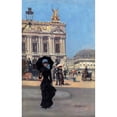 thumbnail image 3 of Jean Béraud 11x14 Black Modern Framed Museum Art Print Titled - In Front of the Opera, 3 of 5