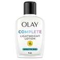 thumbnail image 1 of Olay Face Moisturizer, Complete with SPF 15, For Sensitive Skin, Fragrance Free, Daily Facial Lotion, Lightweight Hydrating Sun Protection - Vitamin C, and Niacinamide, 120 mL, 1 of 23