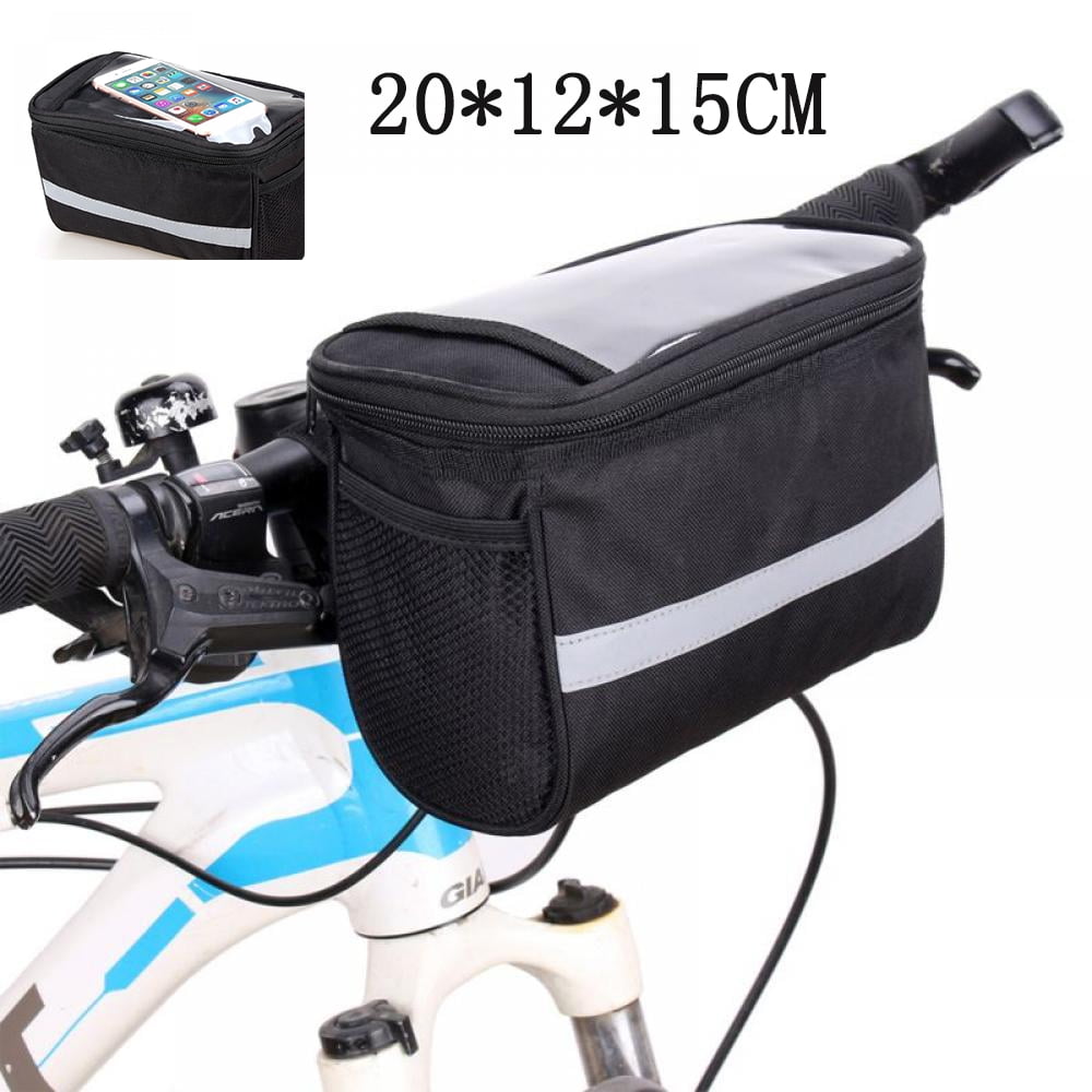 Outdoor Sports Bicycle Front Handlebar Bags Cycling Front Basket for Cycling Supplies Bicycle Accessories Black
