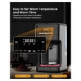 thumbnail image 5 of 14-Cup Coffee Maker, 24-Hour Programmable Coffee Brewer, Keep Warm, Drip Free, Washable Filter, Stainless Steel, Silver - Performance, 5 of 8