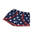 thumbnail image 4 of Tenue Imprimée Étoile et Rayures Drapeau Américain pour Bébé Filles 4 Juillet, 4 of 6