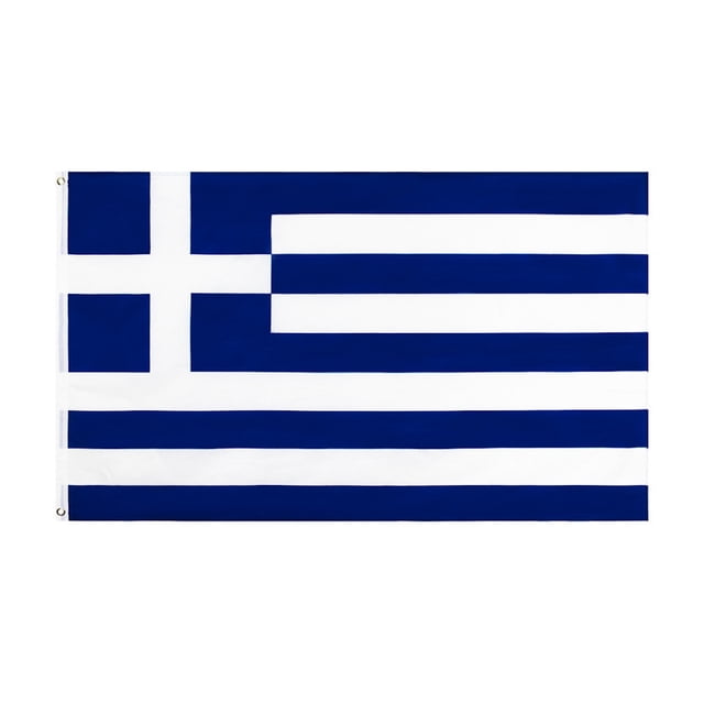 Tapestry, diseño de bandera de Grecia, 90 x 150 cm, 100% poliéster, para colgar en la pared