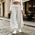 thumbnail image 2 of VBVC Women's High Waisted Polka Dot Pants , Baggy Lantern Harem Joggers For Women, S-2XL, 2 of 8
