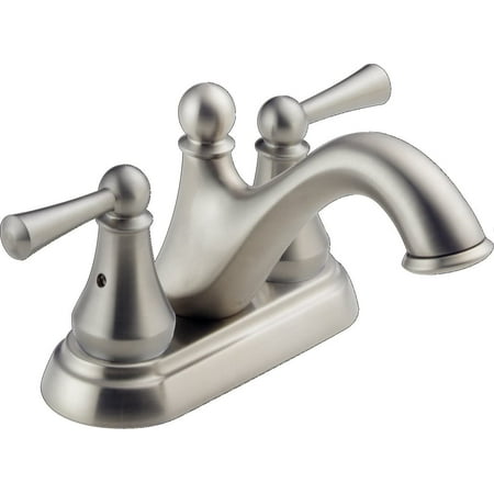 

YAAN Haywood Centerset Bathroom Faucet Brushed Nickel Bathroom Sink Faucet Drain Assembly Stainless 25999LF-SS