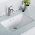 thumbnail image 3 of Kraus KCU-241 Elavo Small Rectangular Ceramic Undermount Bathroom Sink with Overflow, White, 3 of 6