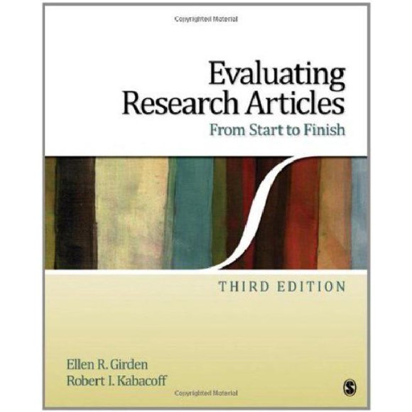 Evaluating Research Articles from Start to Finish