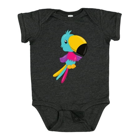 

Inktastic Colorful Parrot Cute Parrot Tropical Parrot Gift Baby Boy or Baby Girl Bodysuit