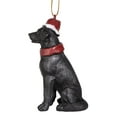 thumbnail image 3 of Design Toscano Black Labrador Retriever Holiday Dog Ornament Sculpture, 3 of 8