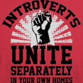 thumbnail image 3 of CafePress - Introverts Unite Dark T Shirt - Men's Classic Graphic Cotton T-Shirt, 3 of 4