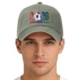 thumbnail image 2 of Lispipm Washed Cotton Plain Baseball Cap for Women Men Summer Outdoor Team 2026 Player Hats Ladies Casual Trucker Caps Green, 2 of 6